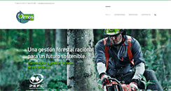 Desktop Screenshot of olmosforestal.com