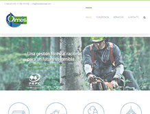 Tablet Screenshot of olmosforestal.com